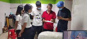 四川大学科研专家到利美集团调研可降解耳带/鼻梁条进展情况